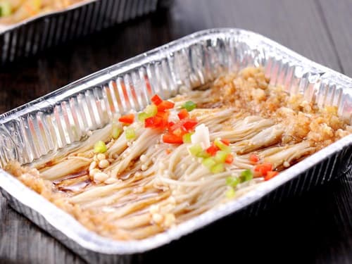 延川锡纸烤金针菇